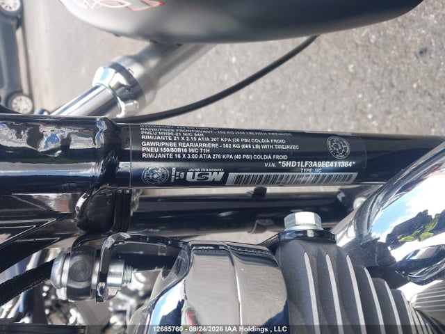 Aukcja sprzedaży 2014 Harley-davidson Xl1200 V, vin: 5HD1LF3A9EC411364, numer aukcji: 12685760