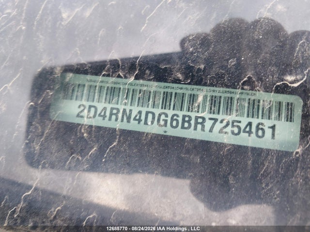 Продажа на аукционе авто 2011 Dodge Grand Caravan Express, vin: 2D4RN4DG6BR725461, номер лота: 12685770