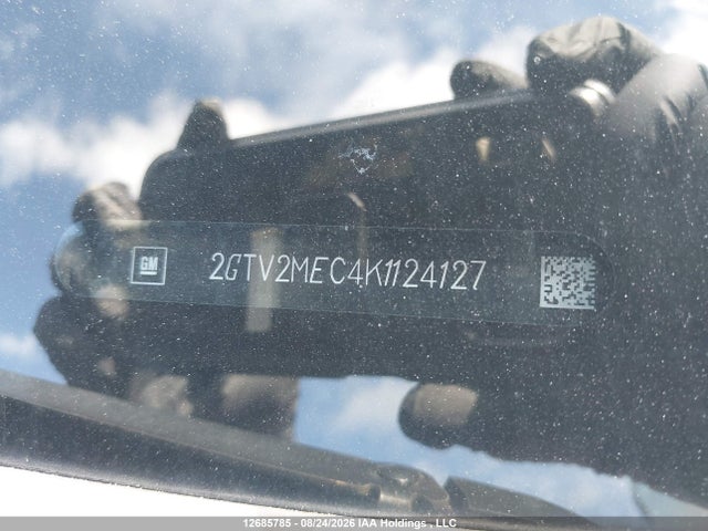 12685785 :رقم المزاد ، 2GTV2MEC4K1124127 vin ، 2019 Gmc Sierra Limited K1500 Sle مزاد بيع