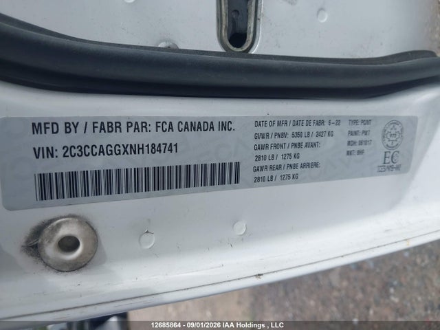 2022 Chrysler 300 S Awd მანქანა იყიდება აუქციონზე, vin: 2C3CCAGGXNH184741, აუქციონის ნომერი: 12685864