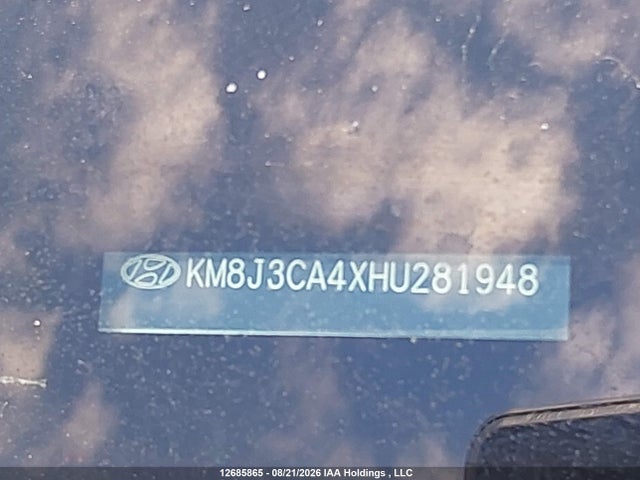12685865 :رقم المزاد ، KM8J3CA4XHU281948 vin ، 2017 Hyundai Tucson Premium مزاد بيع
