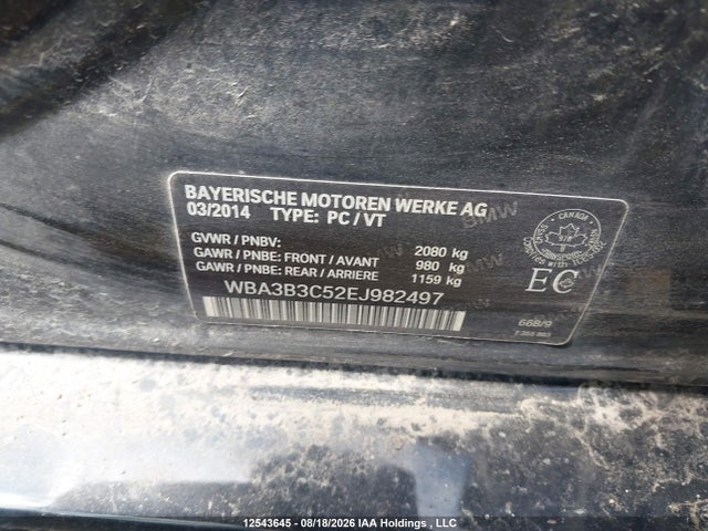 WBA3B3C52EJ982497 BMW 328i Xdrive