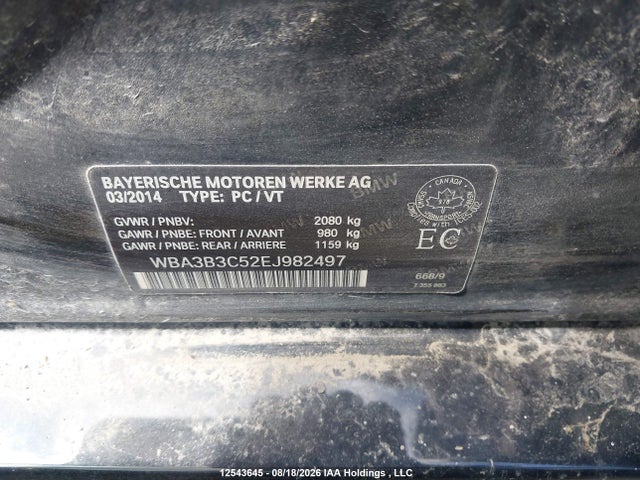 WBA3B3C52EJ982497 BMW 328i Xdrive