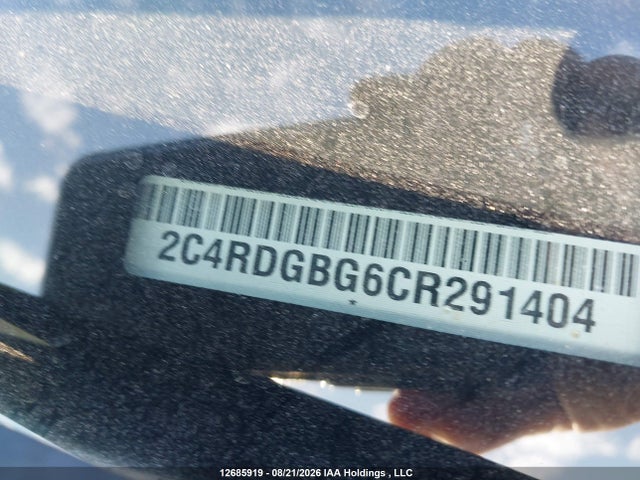 12685919 :رقم المزاد ، 2C4RDGBG6CR291404 vin ، 2012 Dodge Grand Caravan Se/sxt مزاد بيع