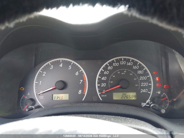 2009 Toyota Corolla S მანქანა იყიდება აუქციონზე, vin: 2T1BU40E19C001435, აუქციონის ნომერი: 12680020