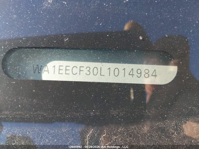 Aukcja sprzedaży 2020 Audi Q3 45 Progressiv, vin: WA1EECF30L1014984, numer aukcji: 12685992