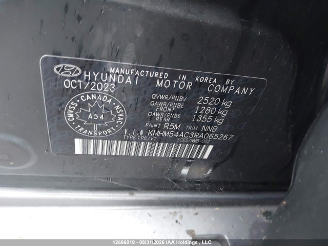 Hyundai Ioniq 6 Limited 2024 KMHM54AC3RA065267 Image 9