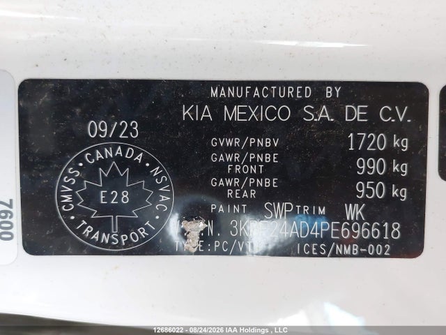 KIA FORTE LX 2023 3KPF24AD4PE696618 Image 18