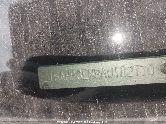 12686039 :رقم المزاد ، 1FAHP3EN8AW102770 vin ، 2010 Ford Focus S مزاد بيع