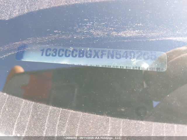 12686055 :رقم المزاد ، 1C3CCCBGXFN549205 vin ، 2015 Chrysler 200 مزاد بيع