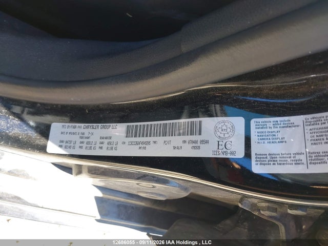 12686055 :رقم المزاد ، 1C3CCCBGXFN549205 vin ، 2015 Chrysler 200 مزاد بيع