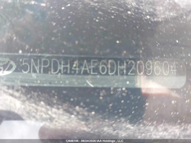 Продаж на аукціоні авто 2013 Hyundai Elantra Gl, vin: 5NPDH4AE6DH209604, номер лоту: 12686108