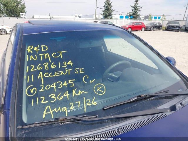 Продажа на аукционе авто 2011 Hyundai Accent Se, vin: KMHCN3BC2BU204345, номер лота: 12686134