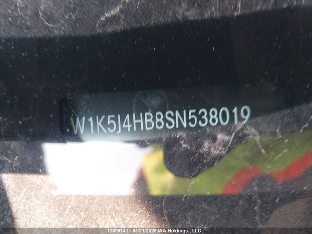 W1K5J4HB8SN538019 Mercedes-Benz CLA 250 4MATIC