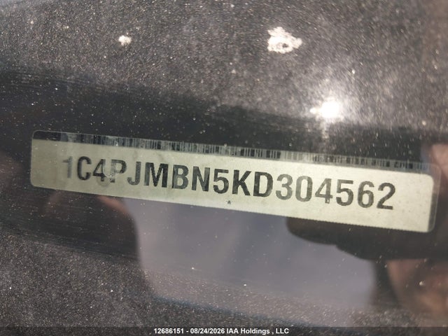 1C4PJMBN5KD304562 Jeep Cherokee Trailhawk