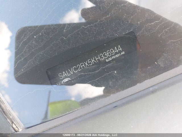 12686173 :رقم المزاد ، SALVC2RX5KH336944 vin ، 2019 Land Rover Range Rover Evoque Landmark Edition مزاد بيع