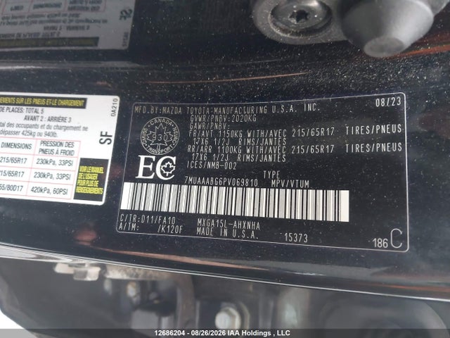 Toyota Corolla Cross L 2023 7MUAAABG6PV069810 Image 19