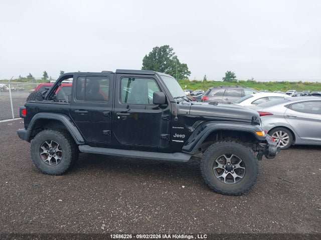 12686226 :رقم المزاد ، 1C4HJXEG1JW213861 vin ، 2018 Jeep Wrangler Unlimited Sahara مزاد بيع