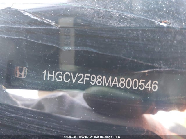 1HGCV2F98MA800546 Honda Accord Touring 2.0t