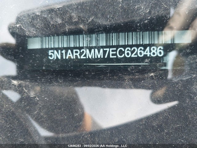 5N1AR2MM7EC626486 Nissan Pathfinder Platinum/s/sl/sv