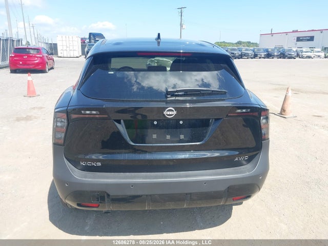 2026 Nissan Kicks Sv Awd Cvt მანქანა იყიდება აუქციონზე, vin: 3N8AP6CB4TL347309, აუქციონის ნომერი: 12686278