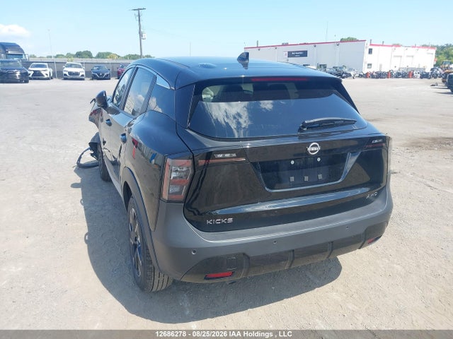 2026 Nissan Kicks Sv Awd Cvt მანქანა იყიდება აუქციონზე, vin: 3N8AP6CB4TL347309, აუქციონის ნომერი: 12686278