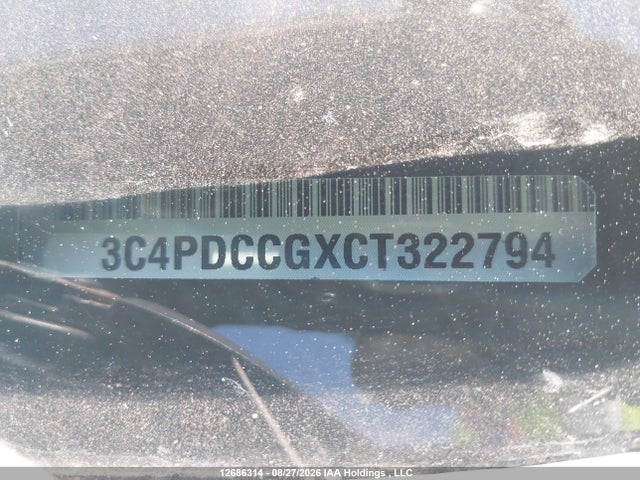 Aukcja sprzedaży 2012 Dodge Journey Sxt, vin: 3C4PDCCGXCT322794, numer aukcji: 12686314