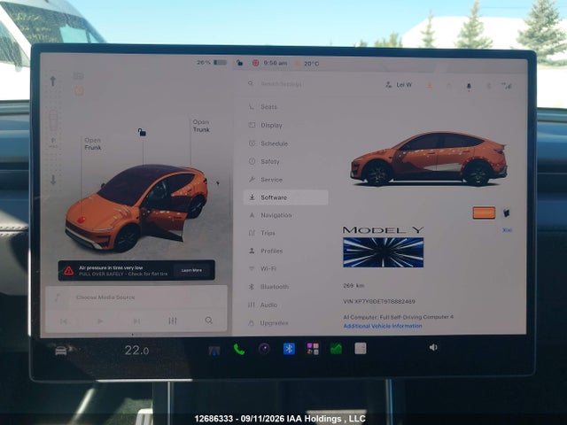 Продажа на аукционе авто 2026 Tesla Model Y, vin: XP7YGDET9TB882489, номер лота: 12686333