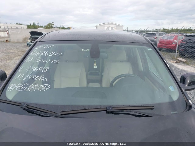 Aukcja sprzedaży 2012 Bmw X3 Xdrive35i, vin: 5UXWX7C58CL736918, numer aukcji: 12686347