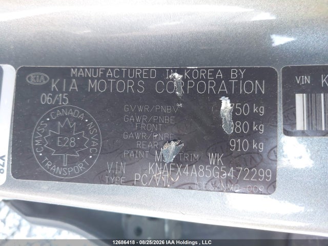 KIA FORTE EX 2016 KNAFX4A85G5472299 Image 9