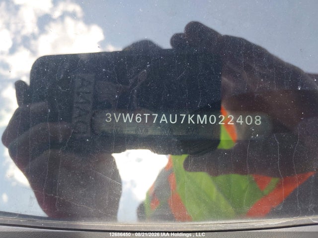 Aukcja sprzedaży 2019 Volkswagen Gti S/se/autobahn/rabbit Edition, vin: 3VW6T7AU7KM022408, numer aukcji: 12686450