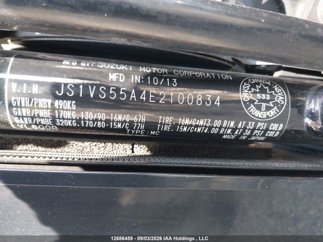 Продажа на аукционе авто 2014 Suzuki Vl800 T, vin: JS1VS55A4E2100834, номер лота: 12686459