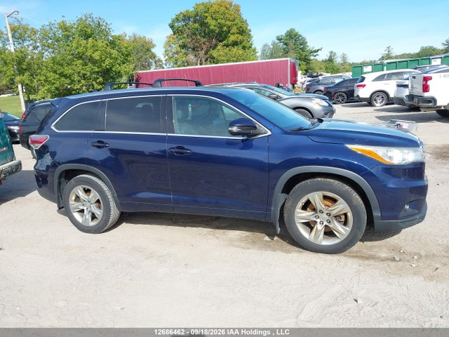 2015 Toyota Highlander Limited/ltd Platinum მანქანა იყიდება აუქციონზე, vin: 5TDDKRFH8FS184655, აუქციონის ნომერი: 12686462
