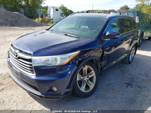 2015 Toyota Highlander Limited/ltd Platinum მანქანა იყიდება აუქციონზე, vin: 5TDDKRFH8FS184655, აუქციონის ნომერი: 12686462