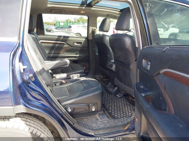 2015 Toyota Highlander Limited/ltd Platinum მანქანა იყიდება აუქციონზე, vin: 5TDDKRFH8FS184655, აუქციონის ნომერი: 12686462