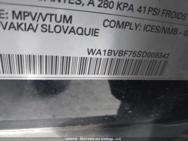 WA1BVBF75SD009342 Audi Q7 55
