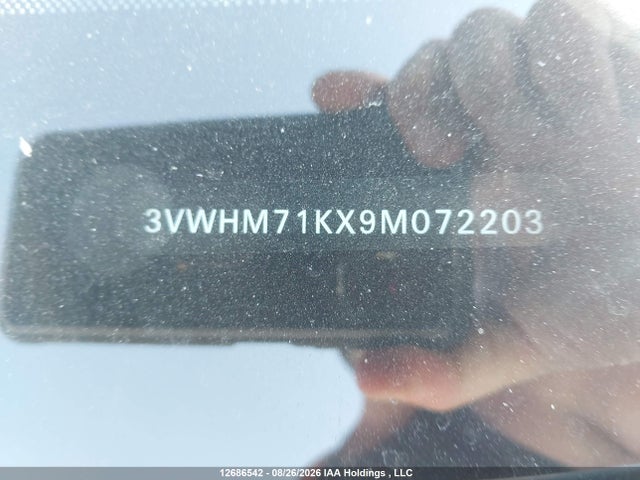 Aukcja sprzedaży 2009 Volkswagen Jetta S, vin: 3VWHM71KX9M072203, numer aukcji: 12686542