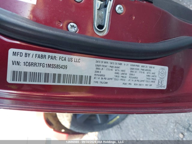 RAM 1500 Classic Tradesman 2021 1C6RR7FG1MS585439 Image 15