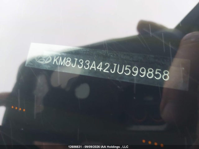 12686631 :رقم المزاد ، KM8J33A42JU599858 vin ، 2018 Hyundai Tucson Premium 2.0l مزاد بيع