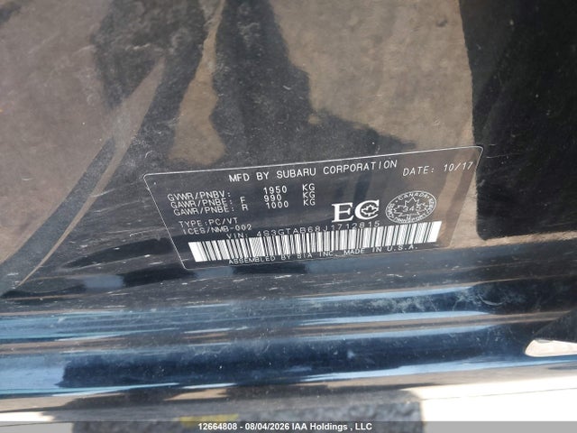 Subaru Impreza Touring 2018 4S3GTAB68J1712815 Image 9
