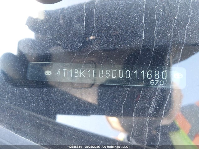 Aukcja sprzedaży 2013 Toyota Avalon Premium/touring/limited, vin: 4T1BK1EB6DU011680, numer aukcji: 12686634