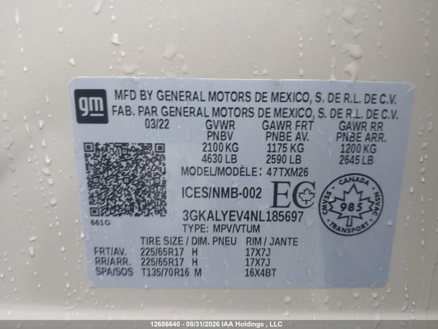 GMC Terrain At4 2022 3GKALYEV4NL185697 Image 9