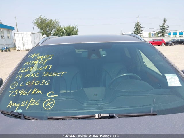 Aukcja sprzedaży 2019 Lincoln Mkc Select, vin: 5LMCJ2D98KUL01036, numer aukcji: 12686647