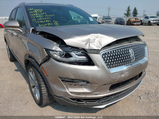 Aukcja sprzedaży 2019 Lincoln Mkc Select, vin: 5LMCJ2D98KUL01036, numer aukcji: 12686647