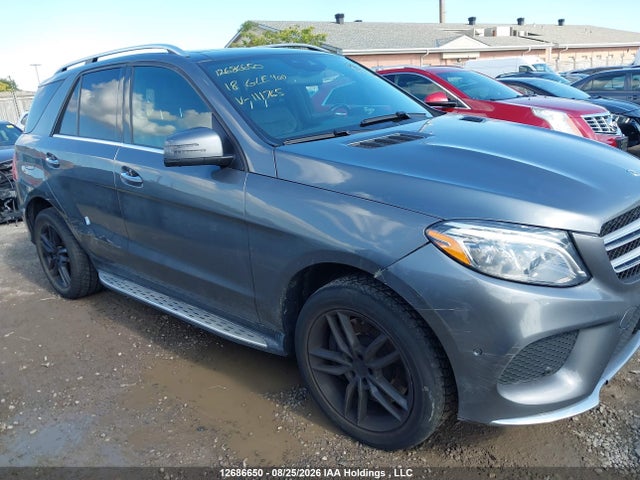 12686650 :رقم المزاد ، 4JGDA5GB0JB111765 vin ، 2018 Mercedes-benz Gle 400 4matic مزاد بيع