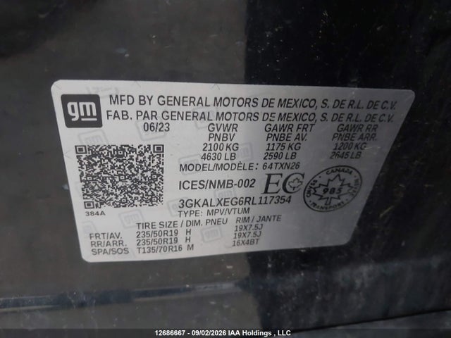 Продаж на аукціоні авто 2024 Gmc Terrain, vin: 3GKALXEG6RL117354, номер лоту: 12686667