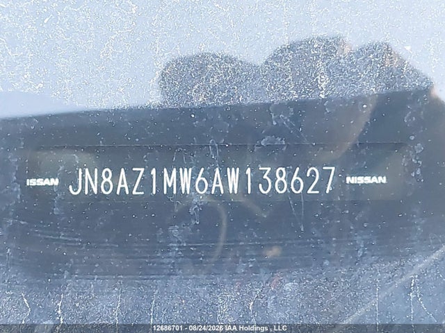 Продаж на аукціоні авто 2010 Nissan Murano Sl, vin: JN8AZ1MW6AW138627, номер лоту: 12686701