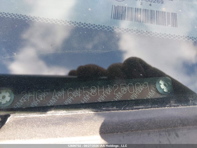 12686702 :رقم المزاد ، 2HGFA16458H125009 vin ، 2008 Honda Civic Dx-g مزاد بيع