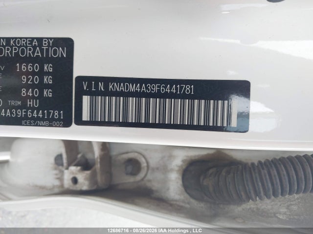 KIA RIO LX 2015 KNADM4A39F6441781 Image 9