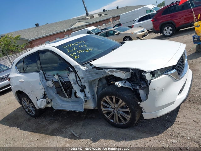 12686747 :رقم المزاد ، JM3KFBEY2N0591769 vin ، 2022 Mazda Cx-5 Signature مزاد بيع